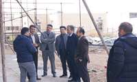 بازدید معاون توسعه دانشگاه از سالن ورزشی ولایت